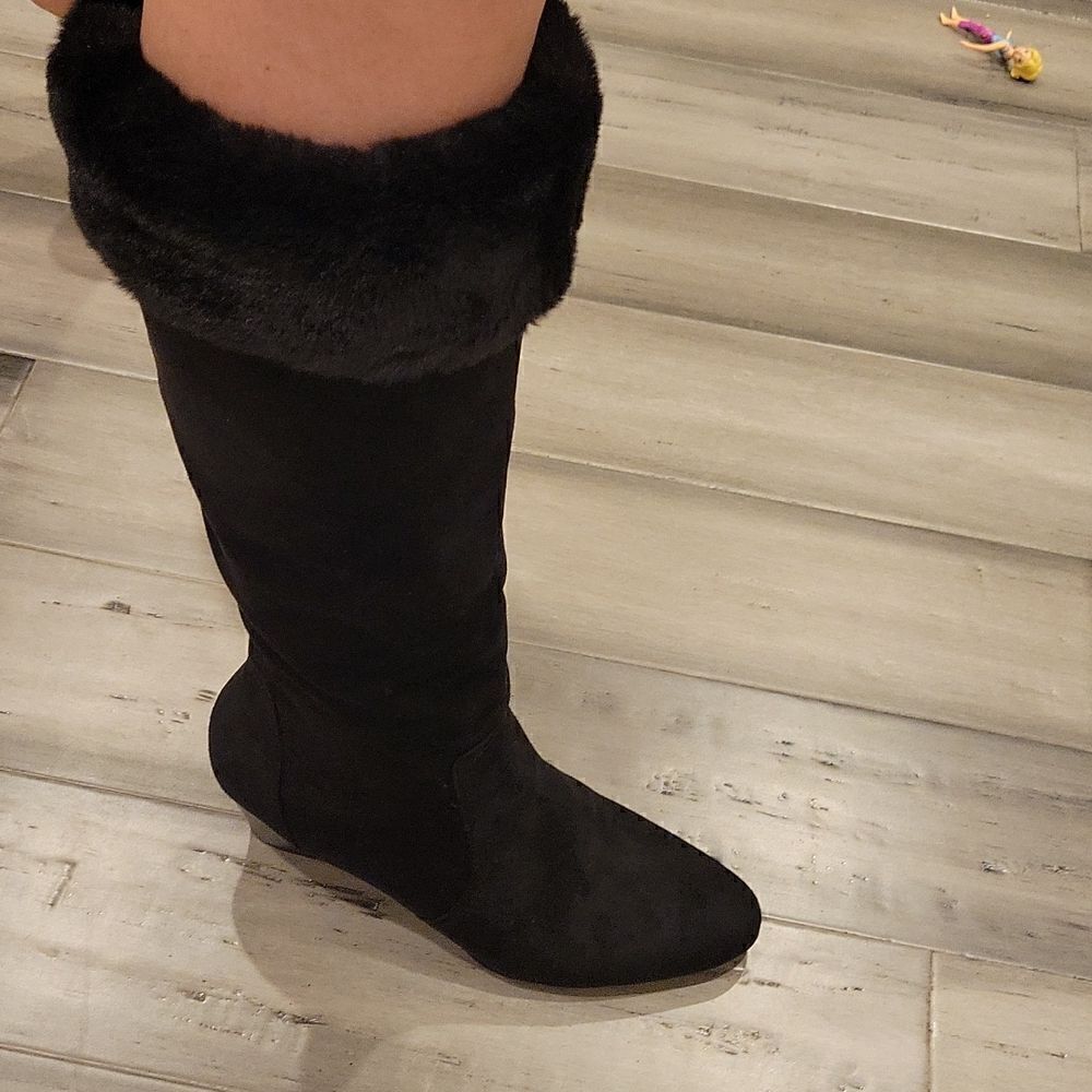 BLACK, 9,boots